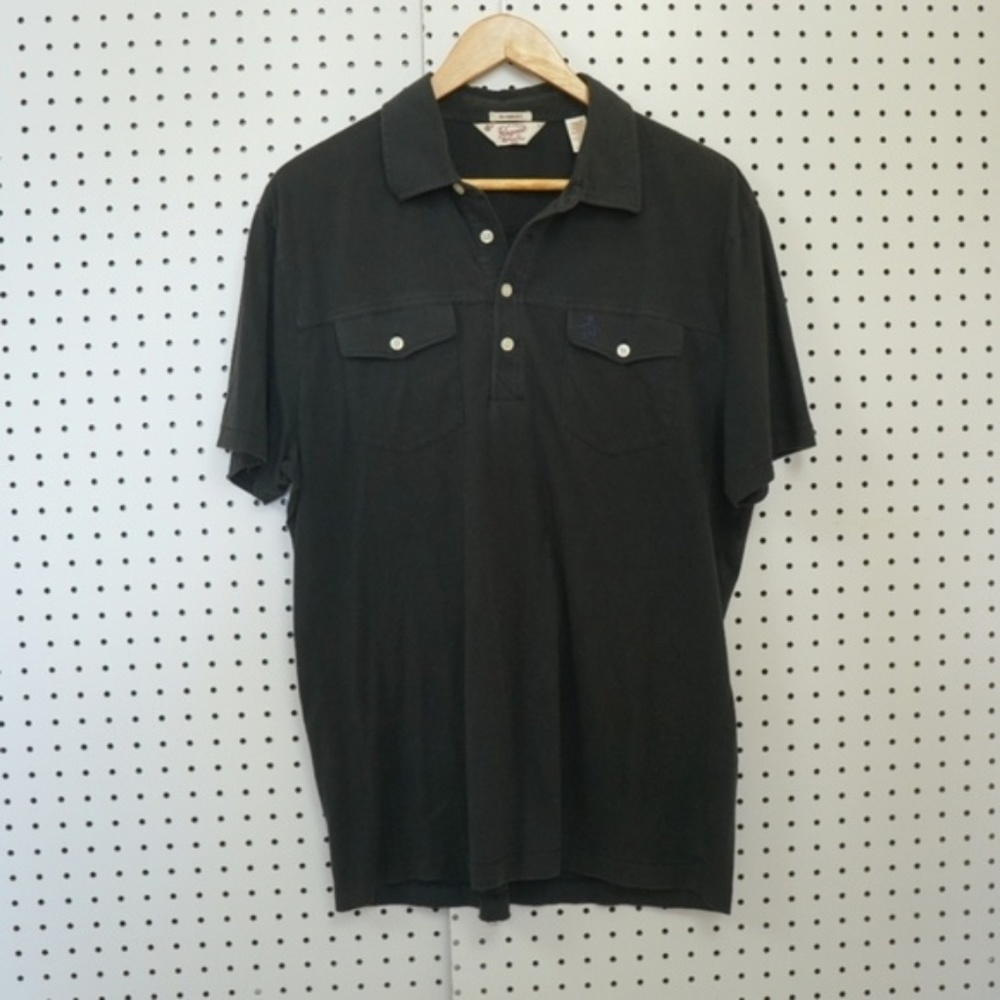 Mens Original Penguin Black Polo shirt